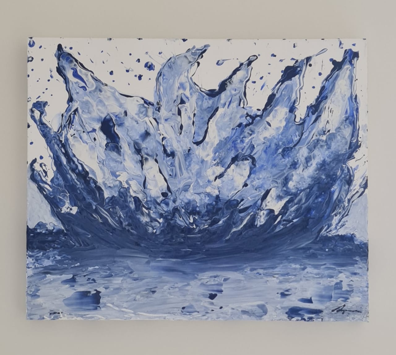Ocean Splash — abstract painting